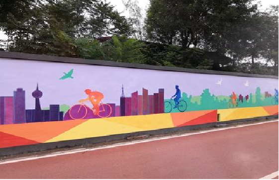 北碚墙体彩绘-围墙