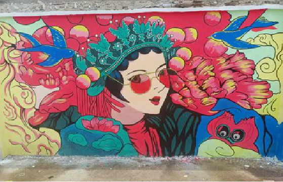 北碚墙体彩绘-网红墙