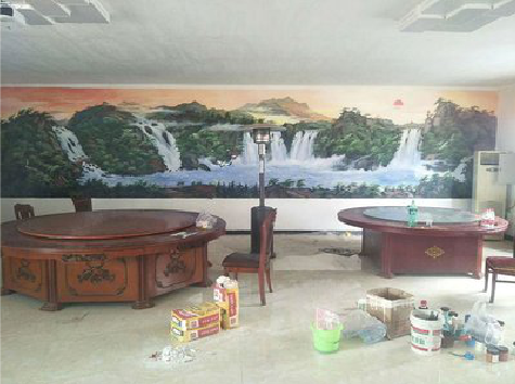 北碚墙绘-写实风景