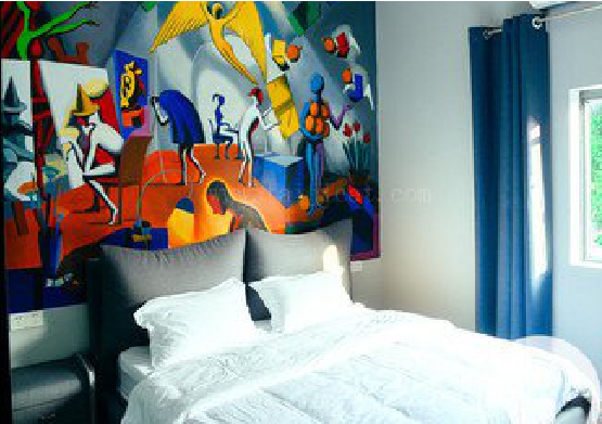 北碚对于酒店的墙体彩绘而言更注重哪些方面？