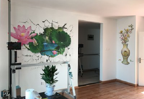 北碚墙体彩绘相比墙纸的优势。