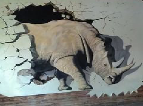 北碚在墙绘中，如何绘制3D效果？