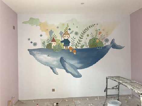 北碚手绘墙的特点及优势。